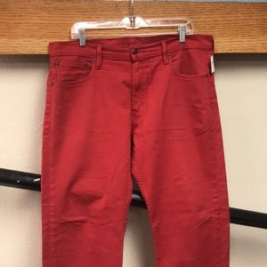 Levi’s Strauss & Company 569 Loose Straight Jeans Red 34x32